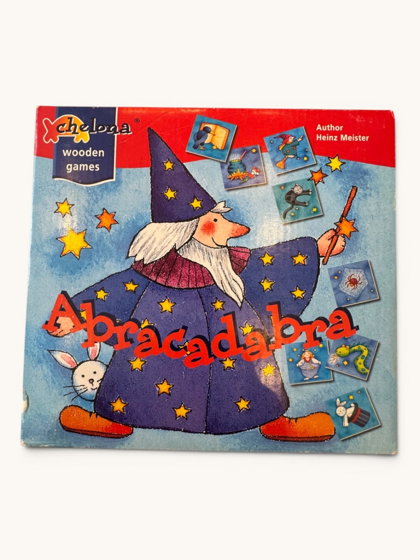 Abracadabra Holzspiel von Heinz Meister – Pädagogisches Zauberer-Kinderspiel | Chelona