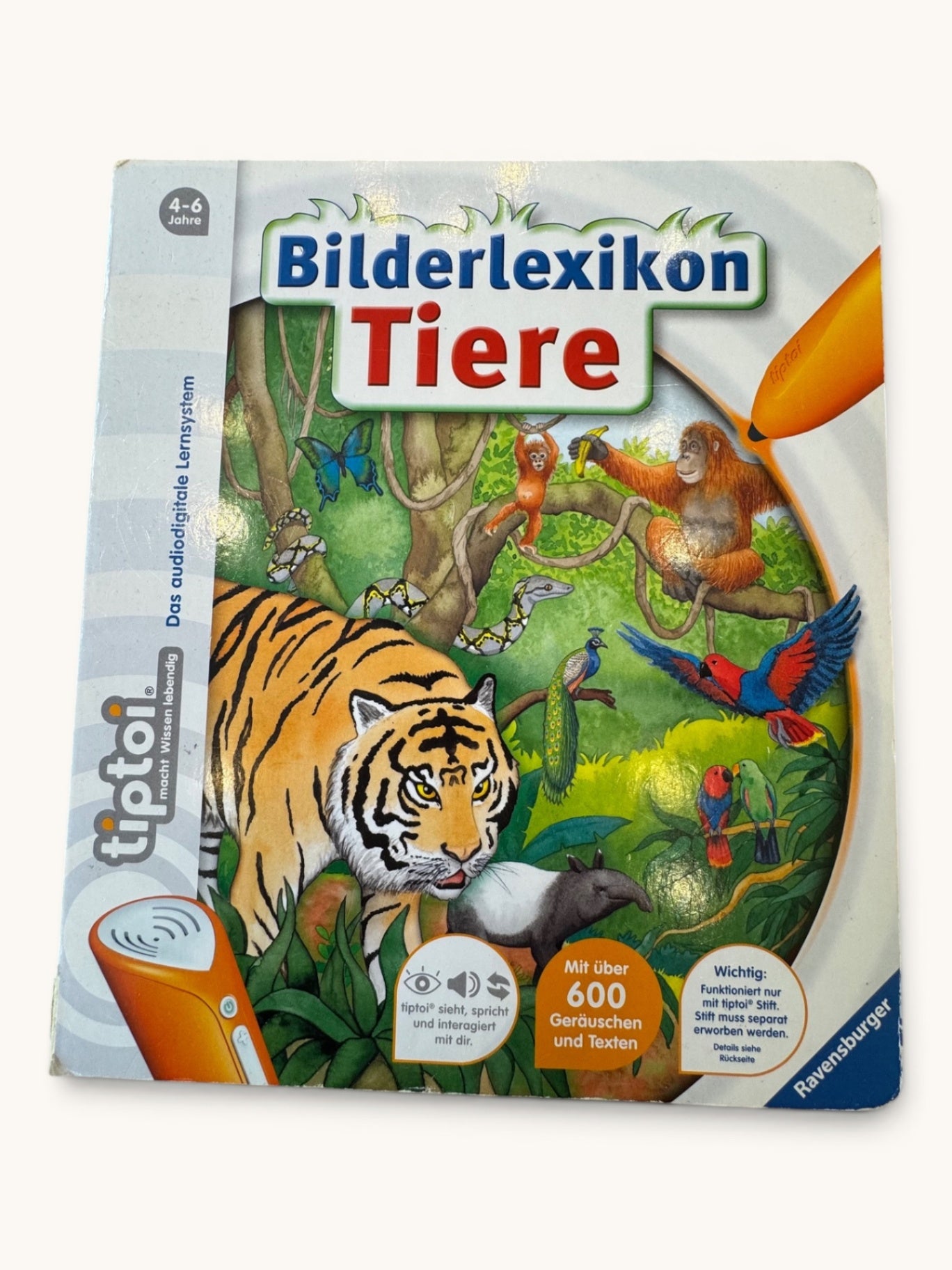 tiptoi® Bilderlexikon Tiere – Interaktives Lernbuch für Kinder von 4–6 Jahren | Ravensburger