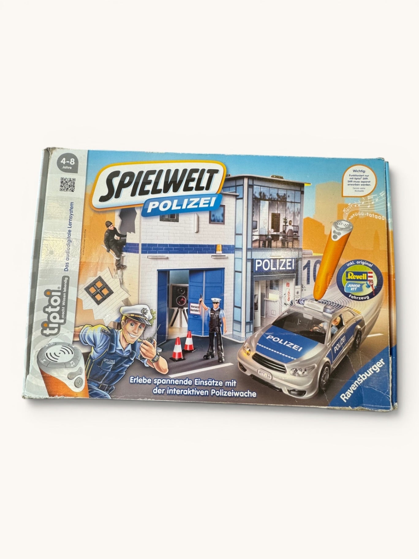 tiptoi® Spielwelt Polizei (Art. 00759) – Interaktives Spielset für Kinder von 4–8 Jahren | tiptoi