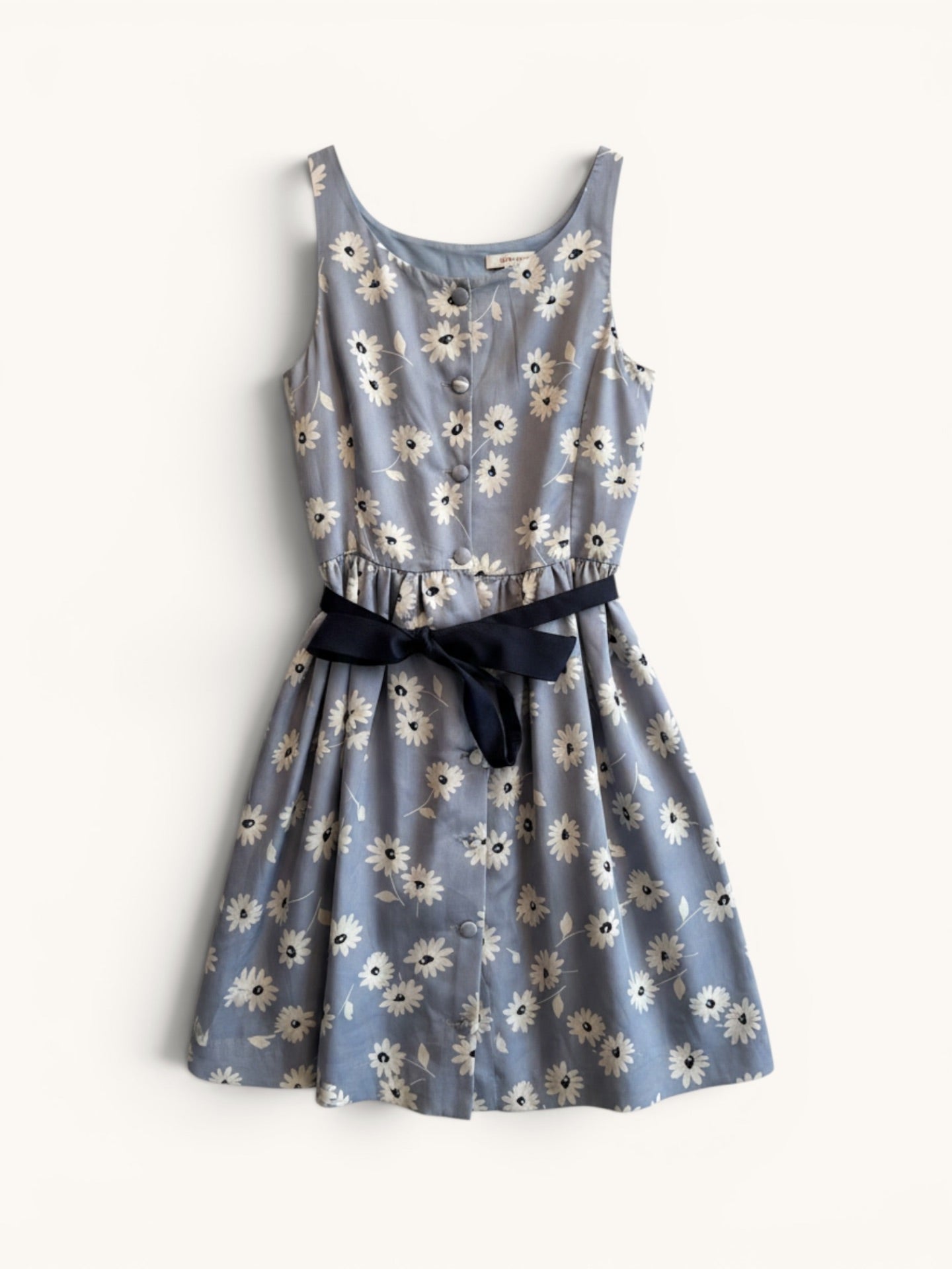 Mädchen Sommerkleid mit Gänseblümchen-Print  und Schleifengürtel Gr.152 | Ralph Lauren