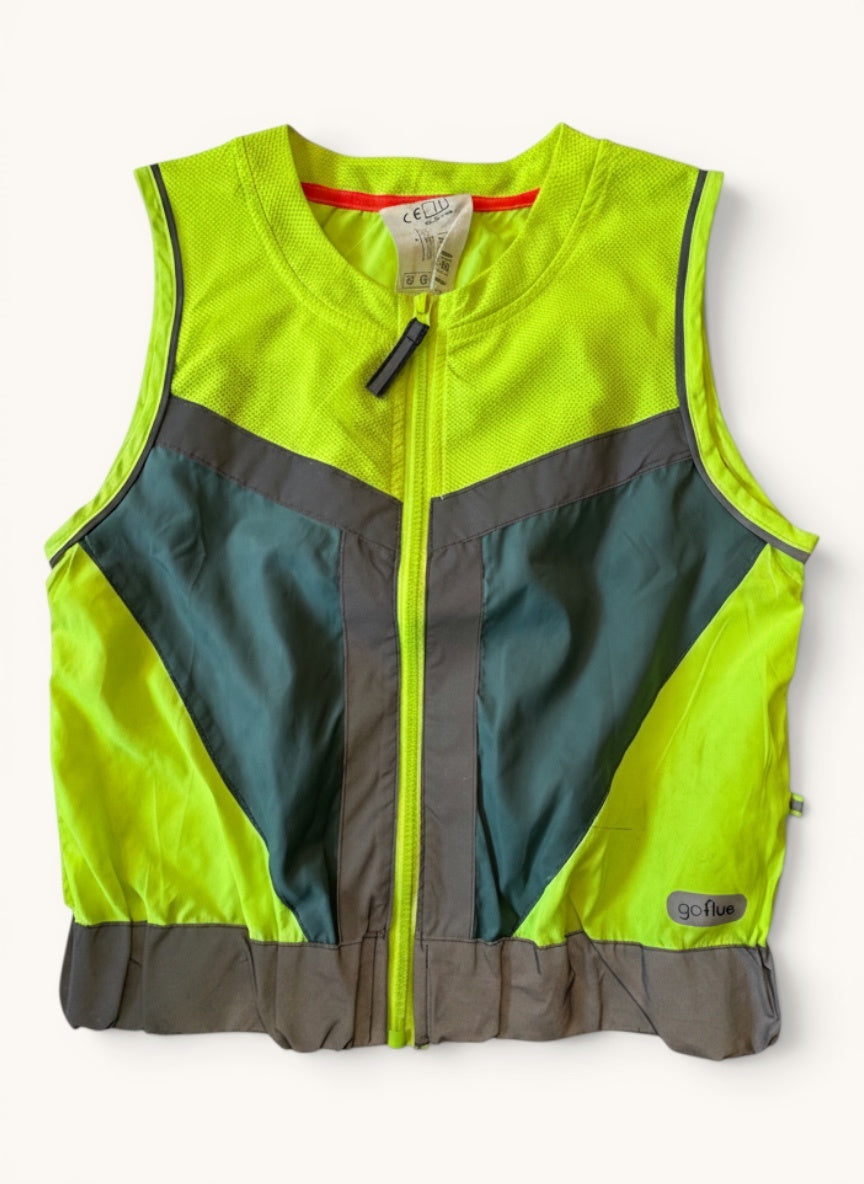 Kinder Sicherheitsweste Neon-Gelb – Reflektierende Warnweste Gr.104-116 | goflue