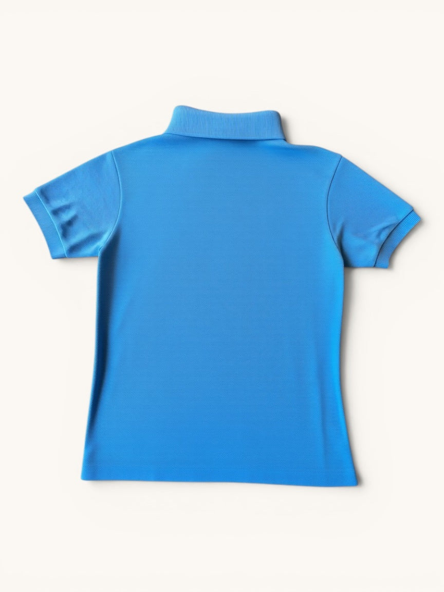 Kinder Poloshirt Hellblau Kurzarm aus Baumwoll-Piqué Gr.140 | Lacoste