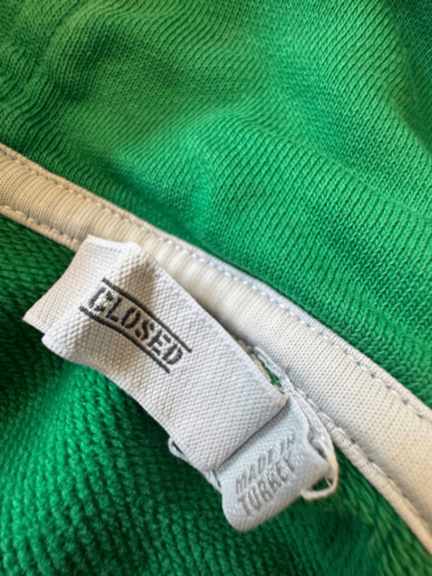 „24/7“ Kapuzenpullover Hoodie Grün Gr.140 | Closed