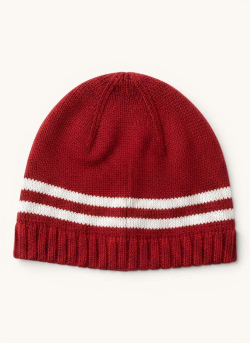 Baby-Strickmütze Rot – Neu mit Etikett Gr.2-3 | Petit Bateau