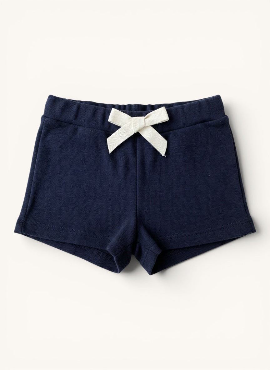Baby Shorts Dunkelblau aus Bio-Baumwolle Gr. 60  | Petit Bateau