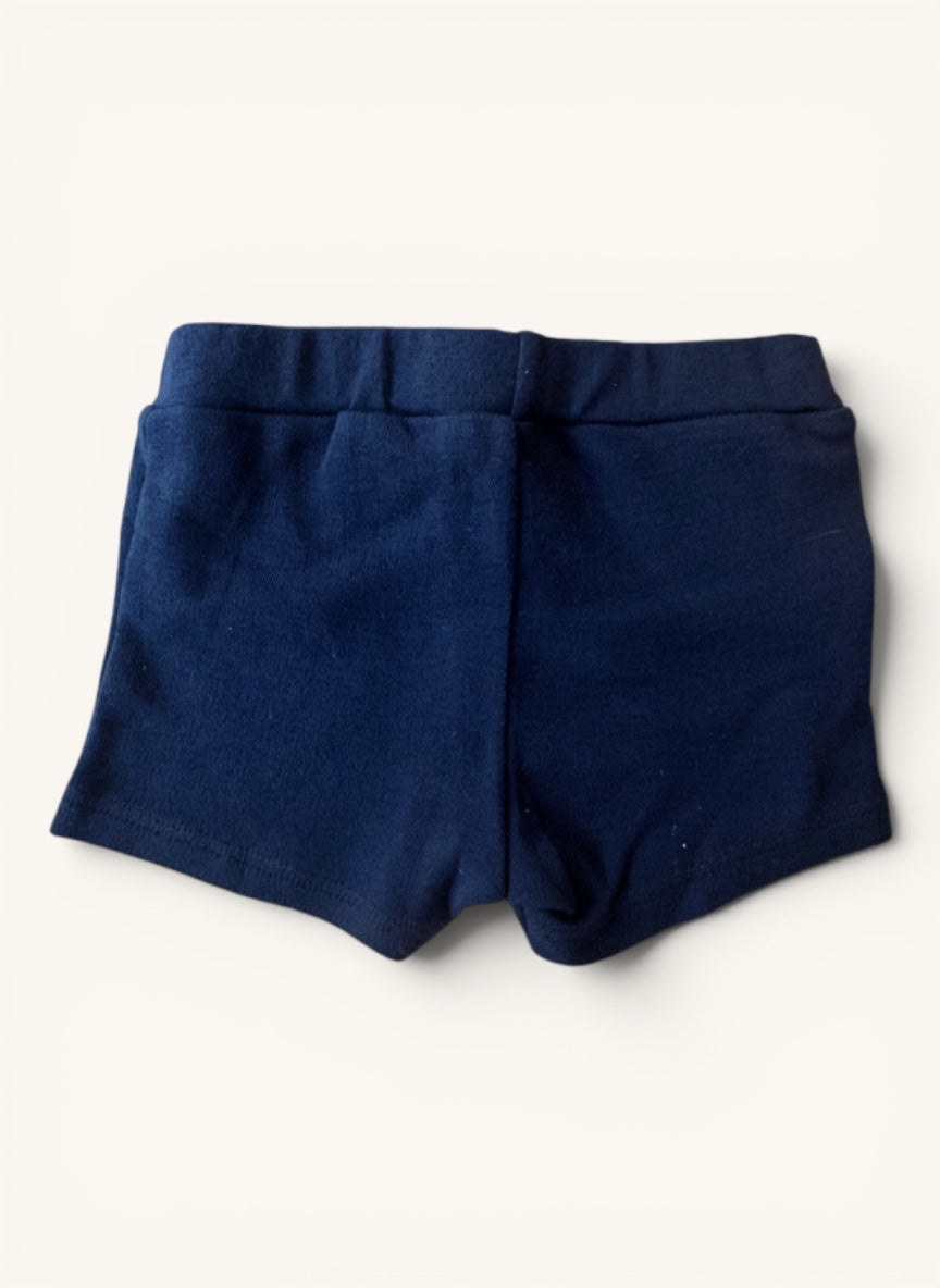 Baby Shorts Dunkelblau aus Bio-Baumwolle Gr. 60  | Petit Bateau