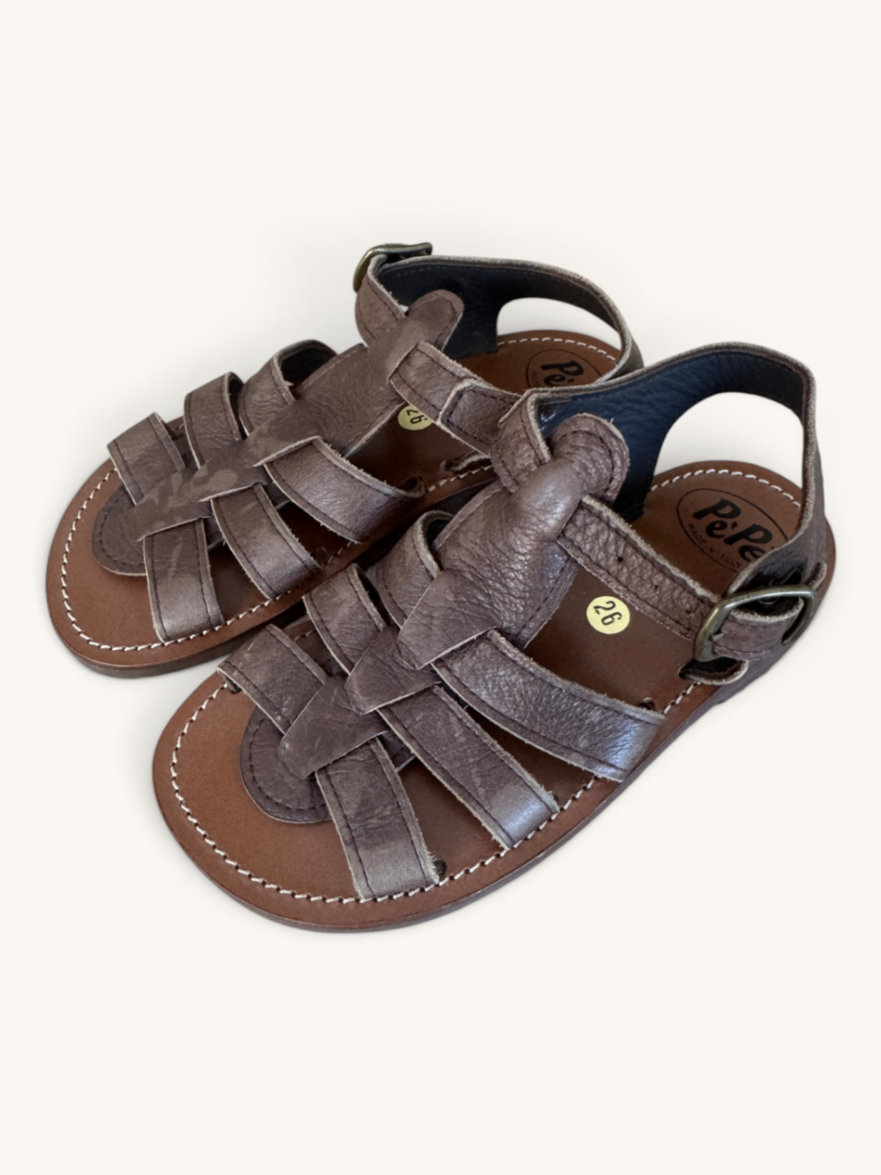 PePè Ledersandalen Braun Gr.26 | PePe