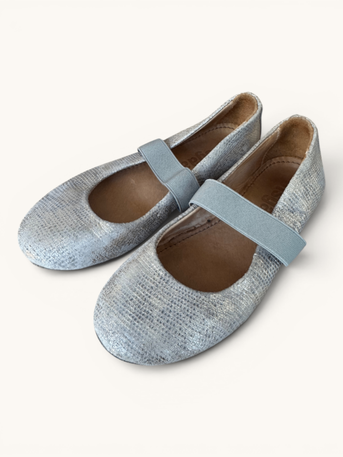 Mary Janes // Metallic-Silber Gr.30 | Bisgaard