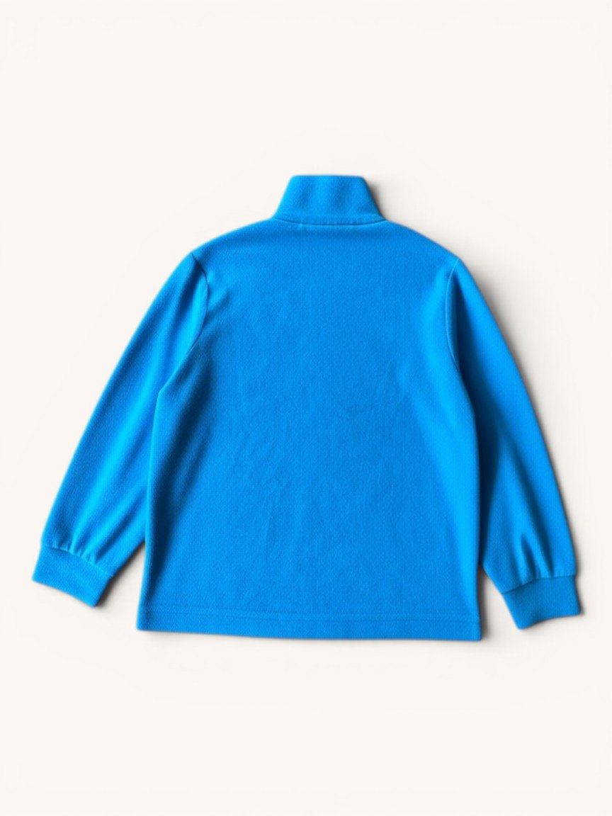 Fleece-Pullover mit Stehkragen & Zipper in Cyan-Blau Gr.98 | CMP