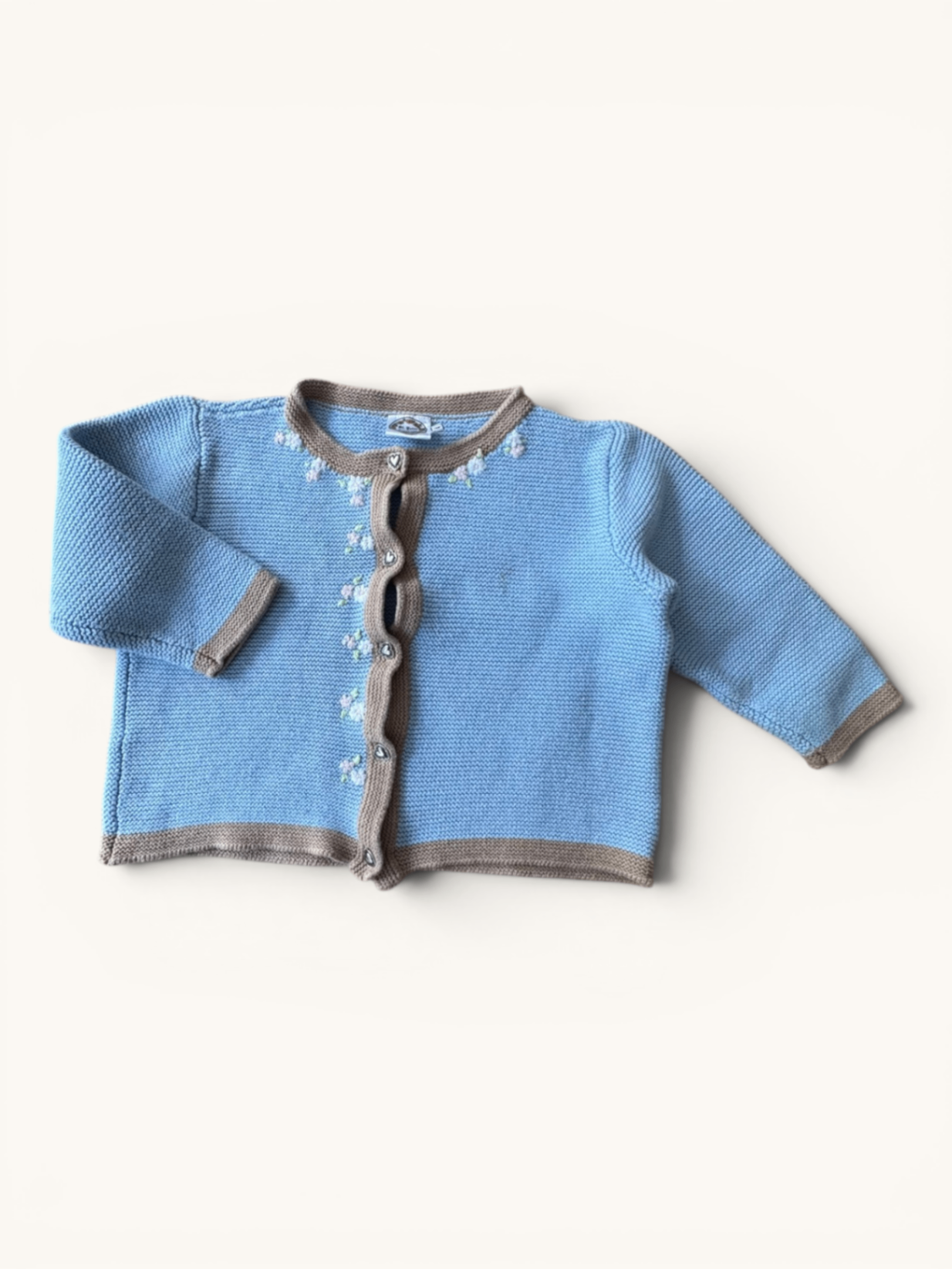 Trachtenjacke mit Blumen-Stickerei & Herzknöpfen Gr.104 | St. Peter Trachten
