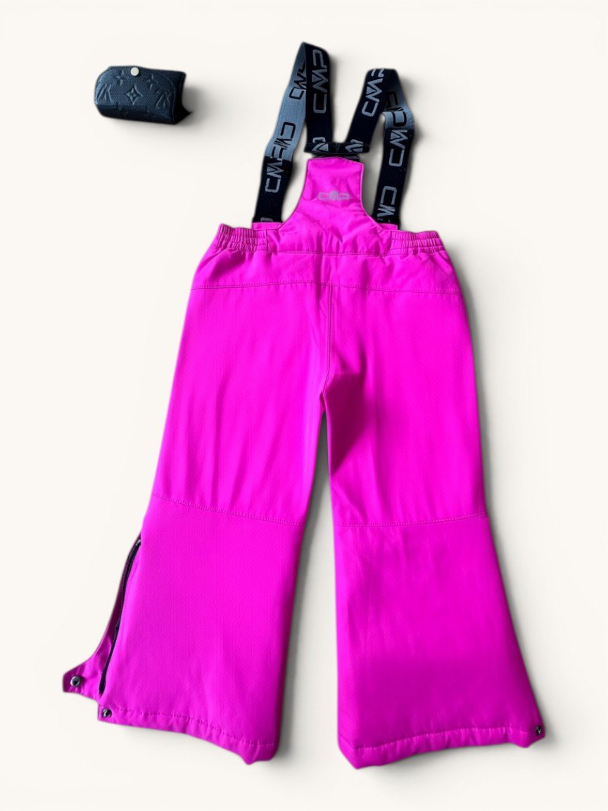 Skihose mit Hosenträgern in Knallpink Gr.98 | CMP