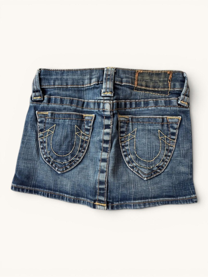 Lässiger Jeansrock im Mini-Look Gr.110 | True Religion