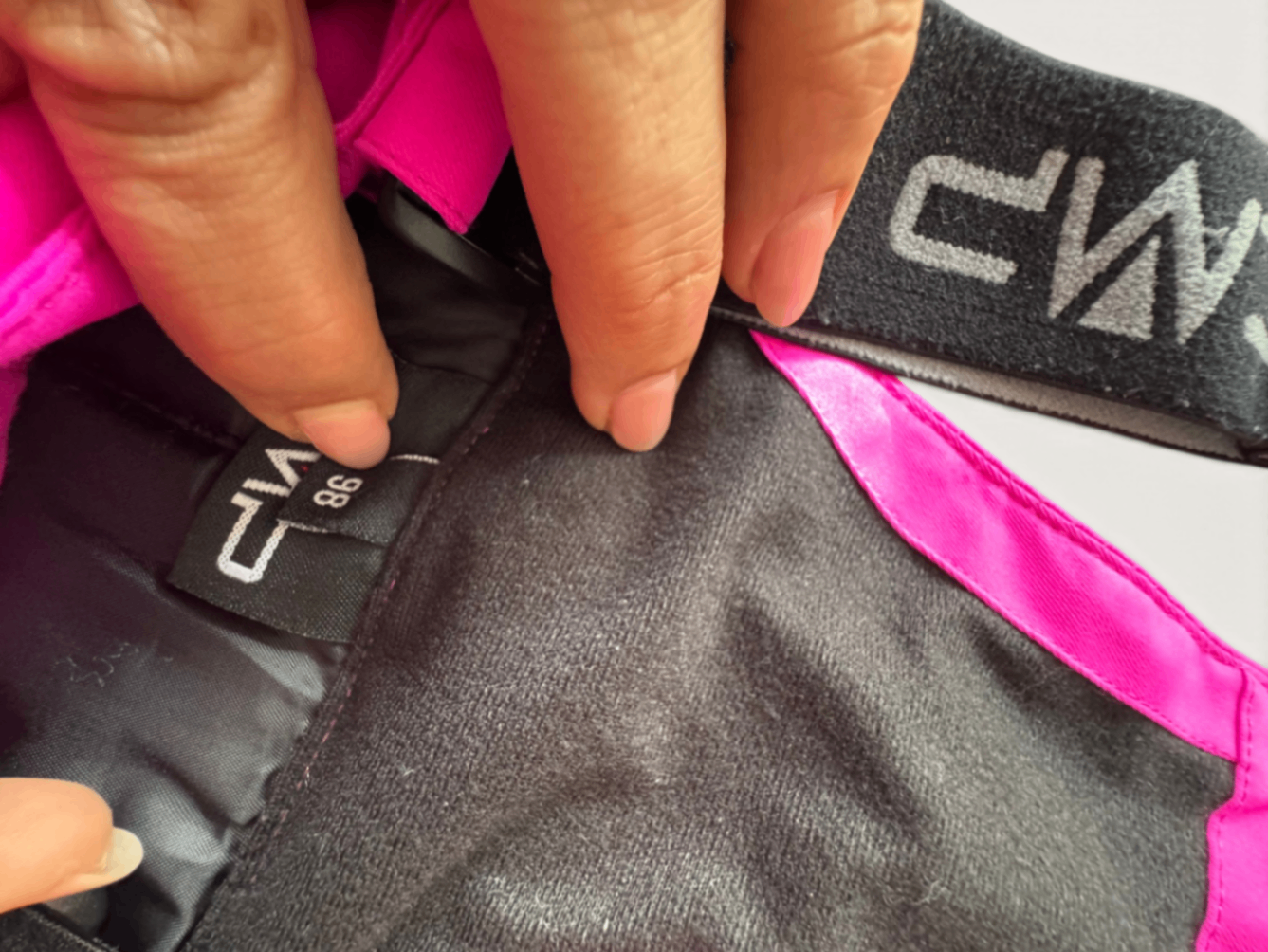 Skihose mit Hosenträgern in Knallpink Gr.98 | CMP
