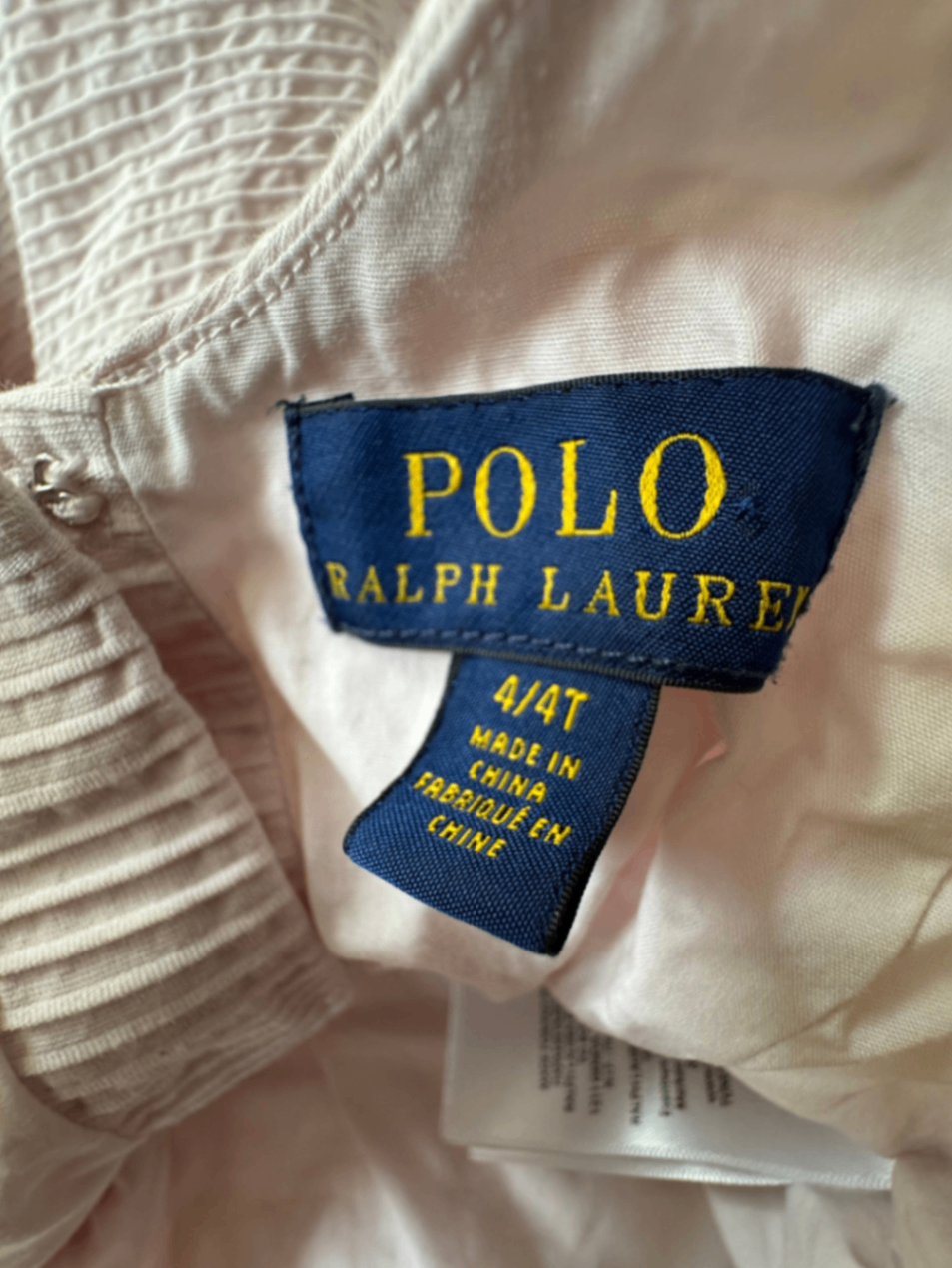 Waffel-Piqué-Kleid in Hellrosa Gr.104 | Polo Ralph Lauren