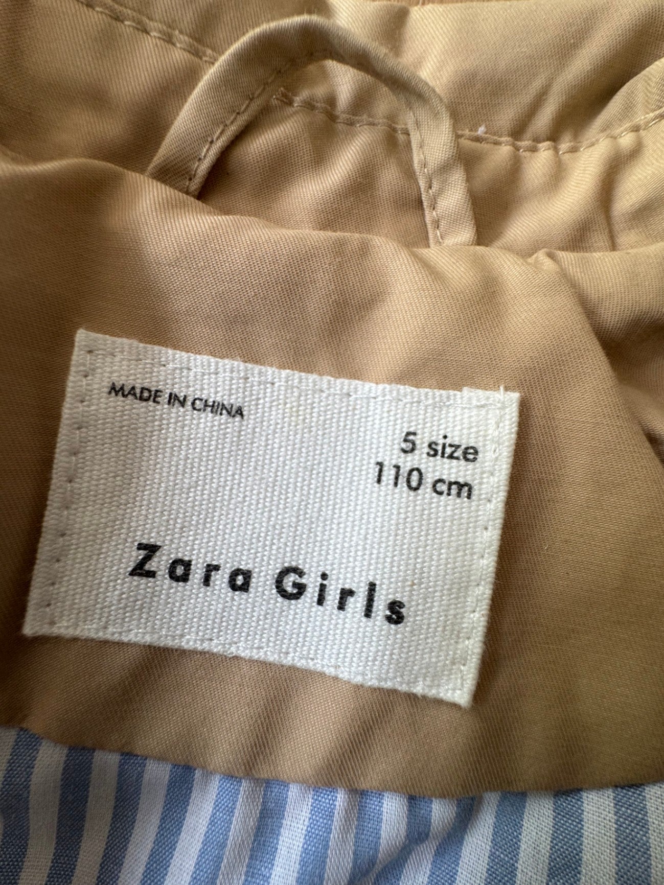 Trenchcoat Beige Gr.110 | Zara
