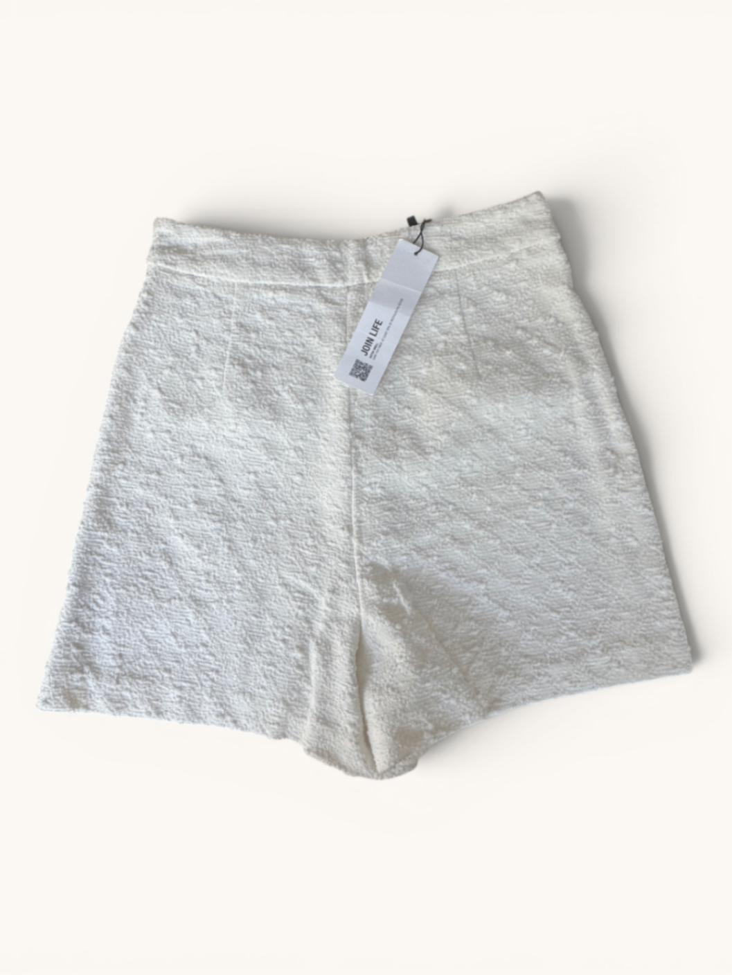 Eleganter Tweed-Skort in Bouclé-Optik Cremeweiß Gr.158/164 | Zara
