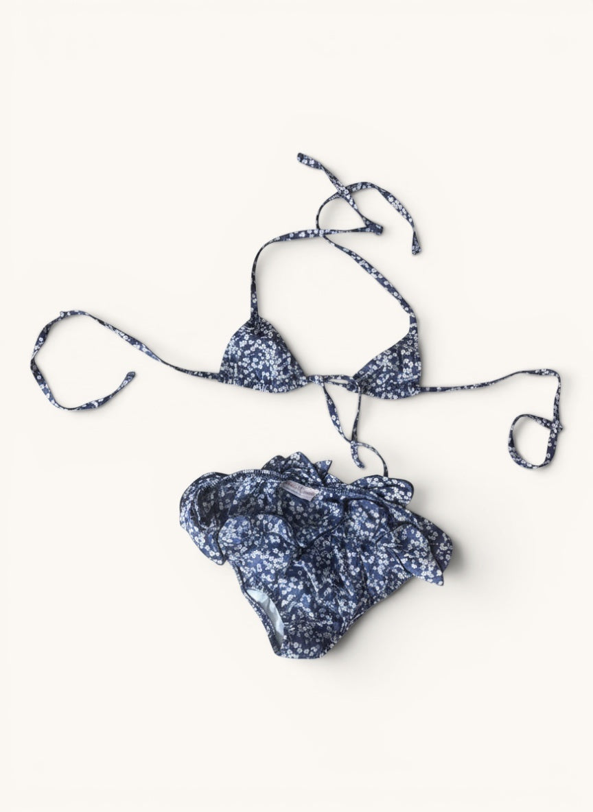 Floral gemusterter Rüschen-Bikini Gr.ca. 110 (Nicht sichtbar) | Mademoiselle Croisette