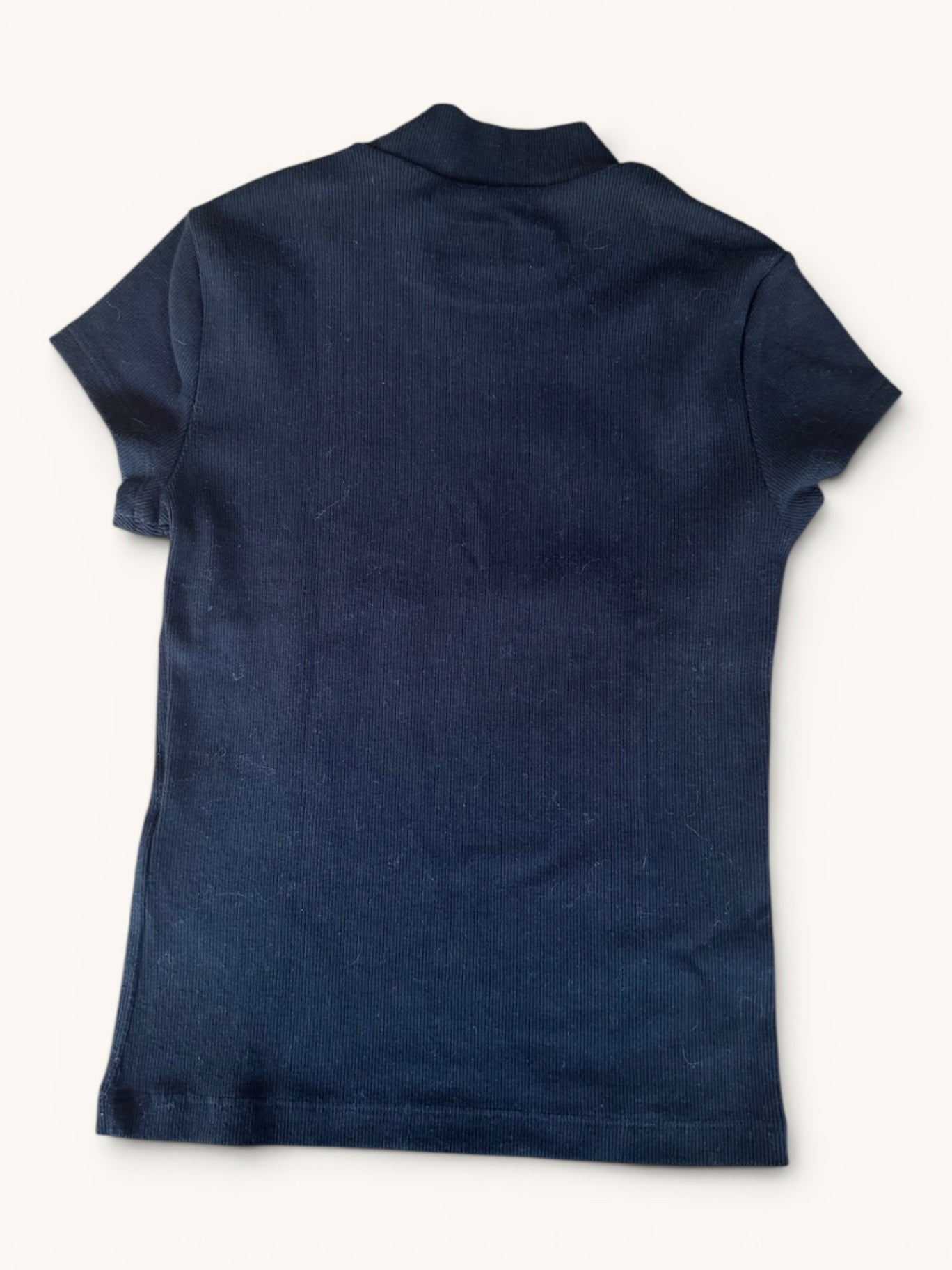 Basic Rippstrick-Shirt mit Stehkragen Gr.9/10 | Abercrombie Kids