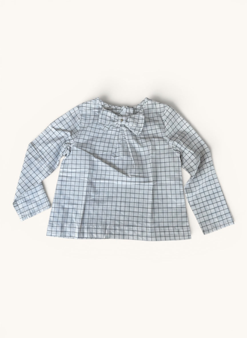 Cleane Karobluse mit XL-Schleife Gr.4A / 104 cm | Jacadi Paris