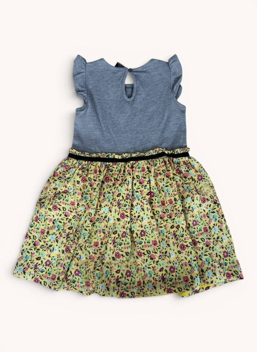 Kombi-Kleid mit floralem Rockteil Gr.4 years | babyGap