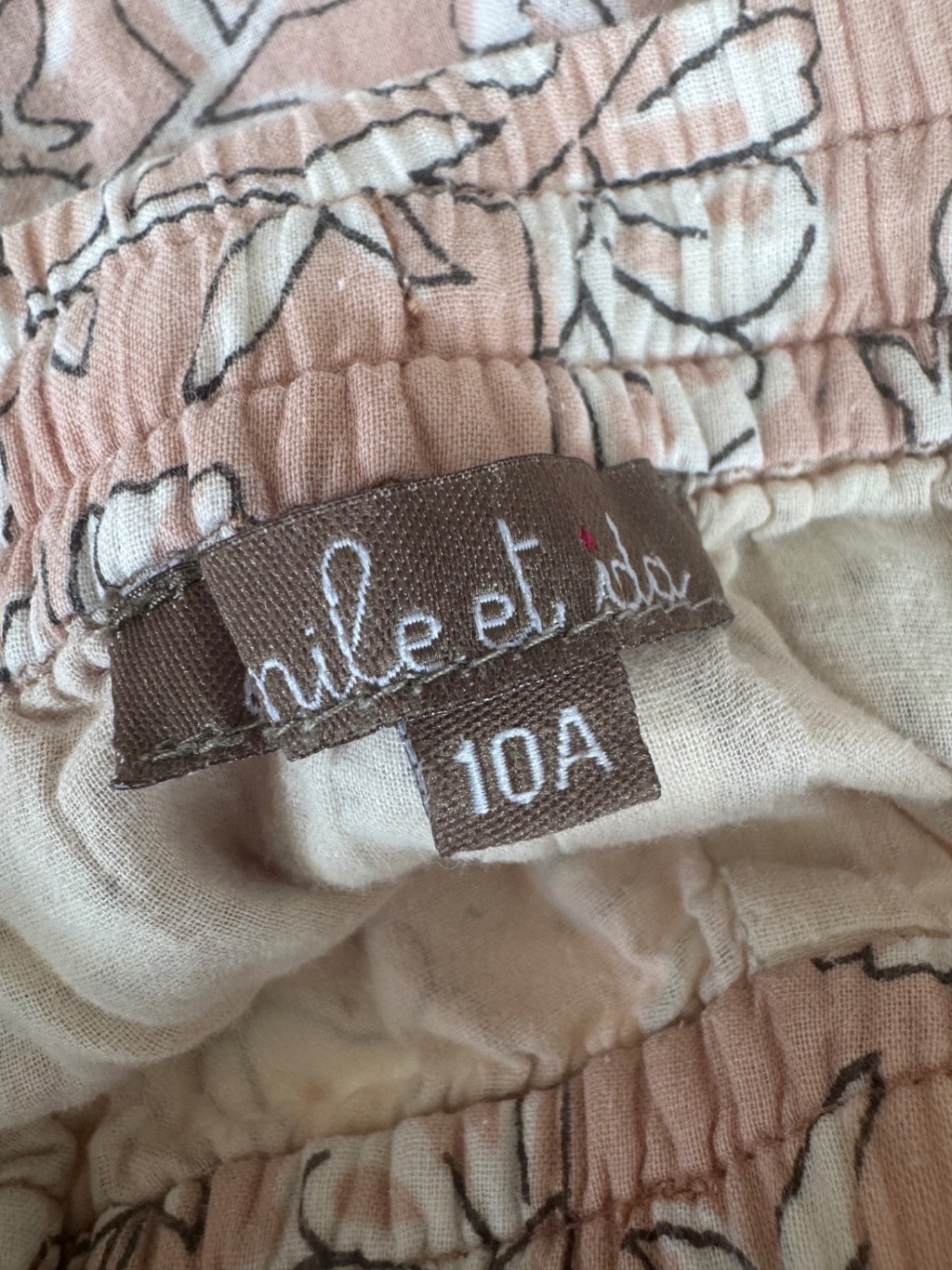 Musselin-Shorts mit Blumen-Print Gr.10A | mileb