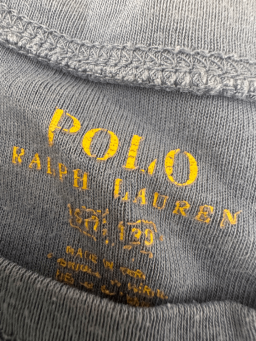 Klassisches T-Shirt in Blaugrau Gr.128 | Polo Ralph Lauren