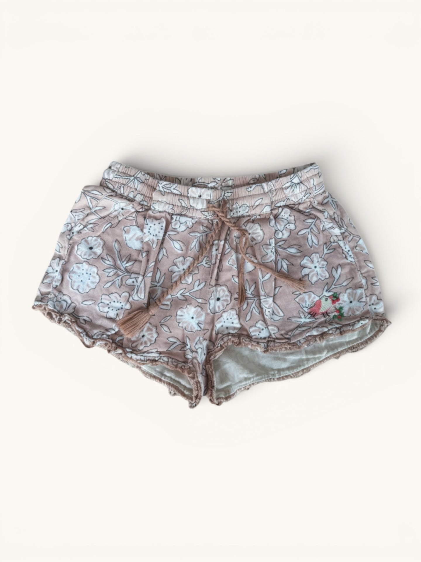 Musselin-Shorts mit Blumen-Print Gr.10A | mileb