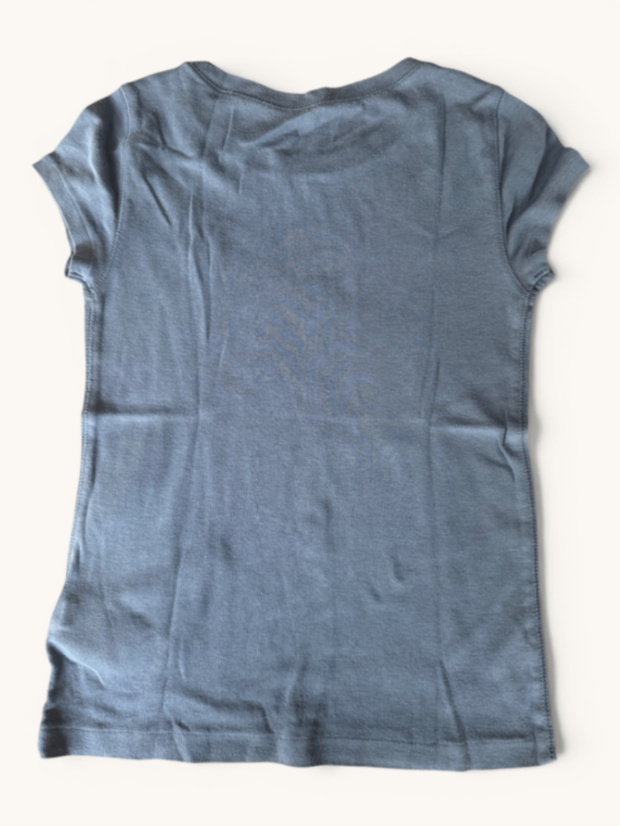 Klassisches T-Shirt in Blaugrau Gr.128 | Polo Ralph Lauren