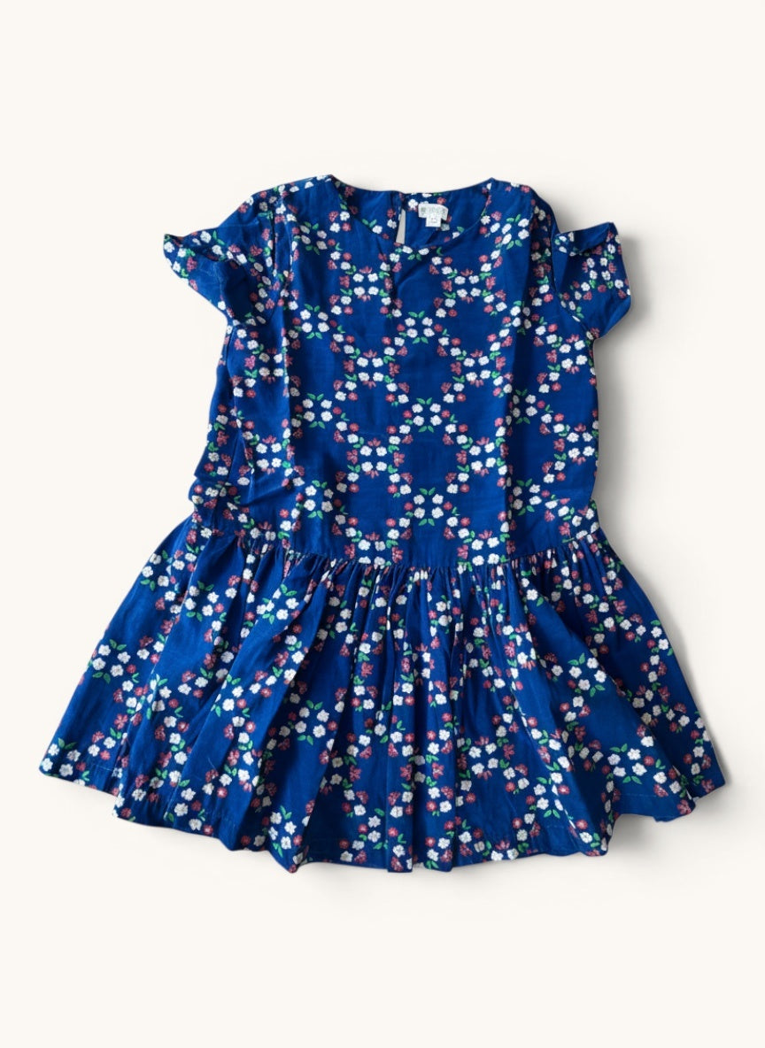 Sommerliches Baumwollkleid mit Blumenmuster Gr.7 | Gymboree