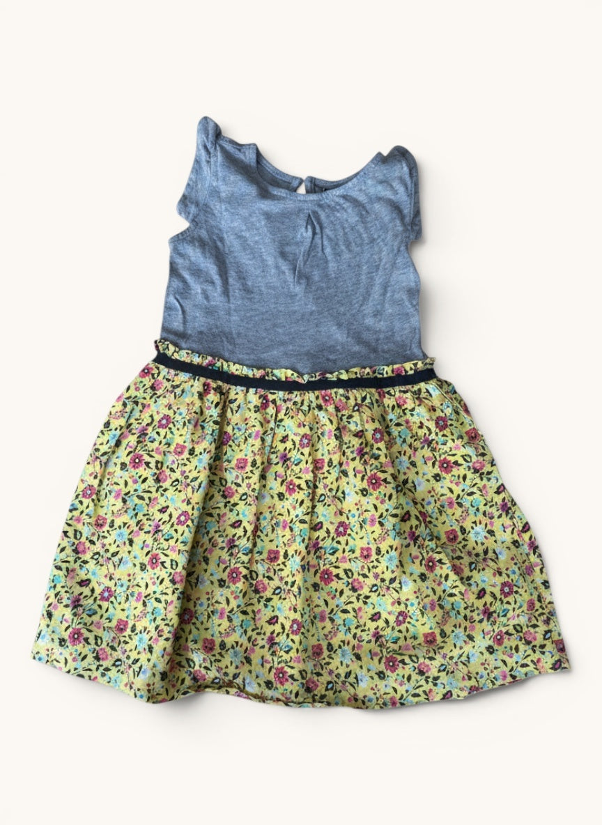 Kombi-Kleid mit floralem Rockteil Gr.4 years | babyGap