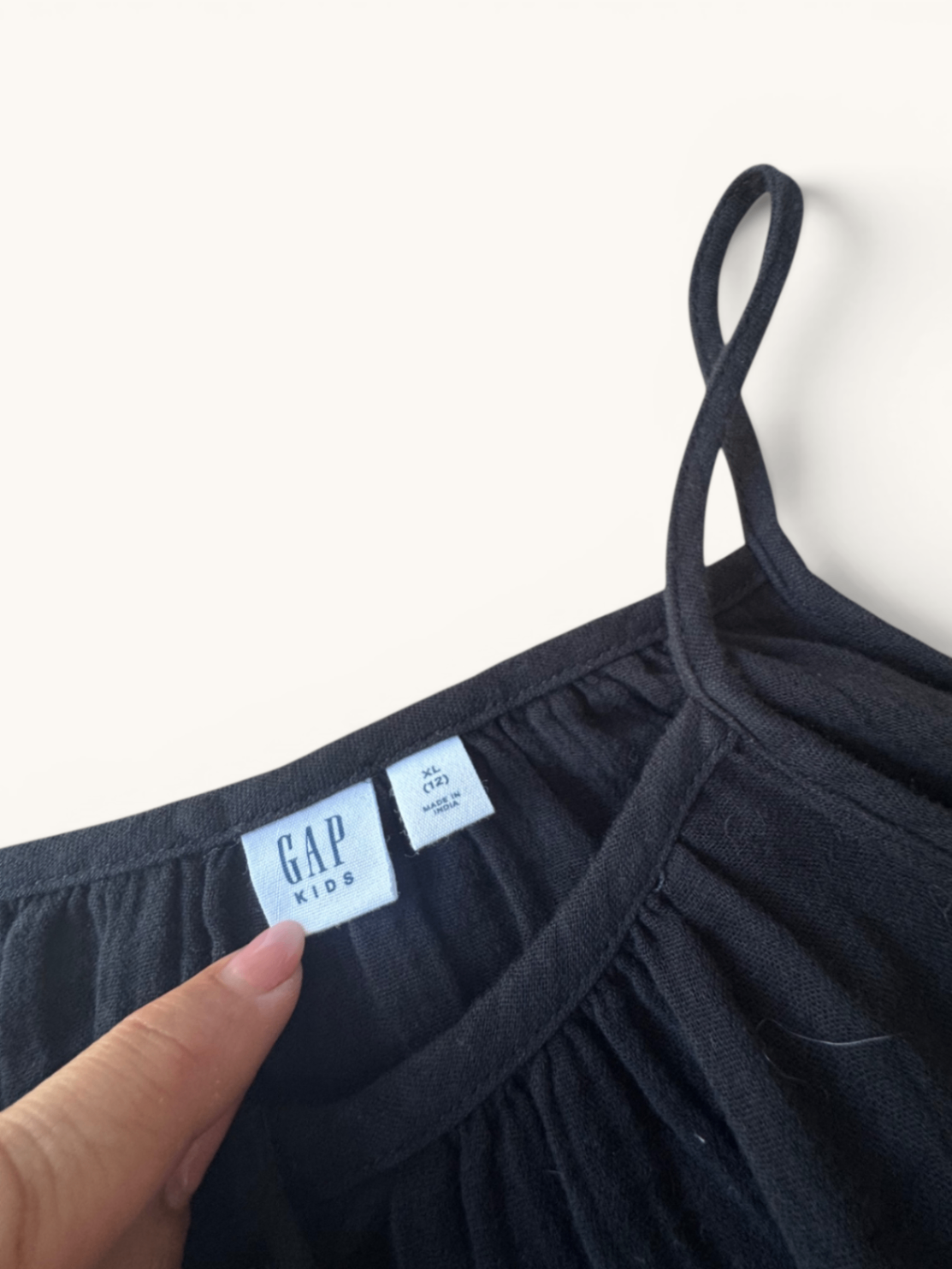 Luftiges Musselin-Trägerkleid mit Knopfleiste Gr.12 | GAP