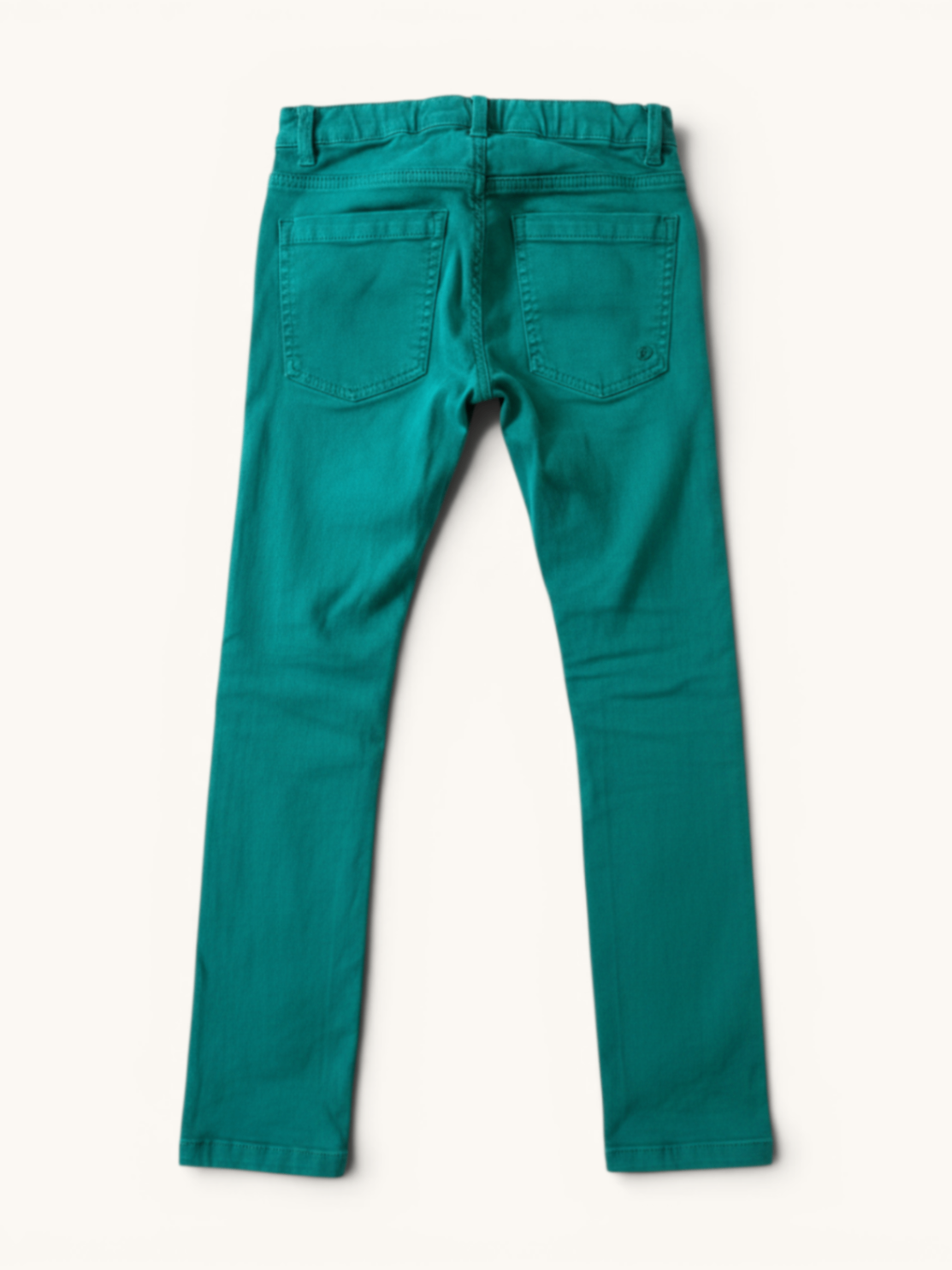 Schmale Jeans in leuchtendem Smaragdgrün Gr.140 | United Colors of Benetton