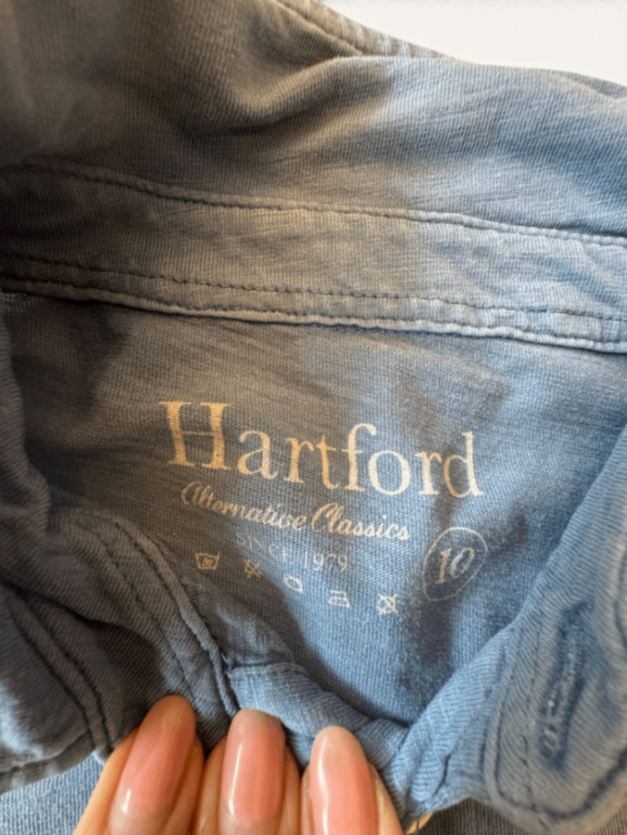 Klassisches Poloshirt in Deep Blue Blau Gr.10 | Hartford
