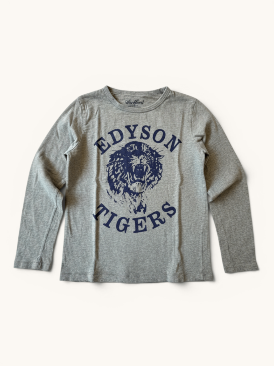 Cooles Longsleeve „Edyson Tigers“ Grau Gr.10 | Hartford