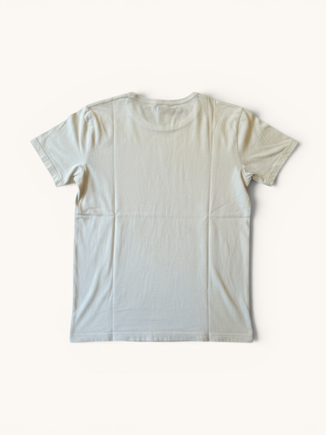 T-Shirts Cremeweiß mit Blau und Orange Gr.12 | Crewcuts