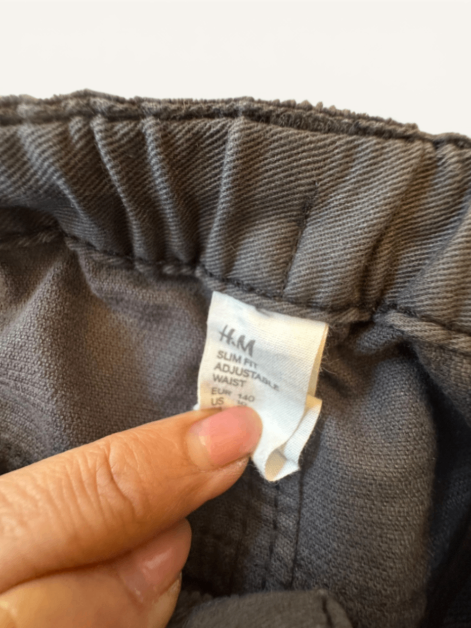 Klassische Feincordhose in elegantem Dunkelblau Gr.140 | H&M