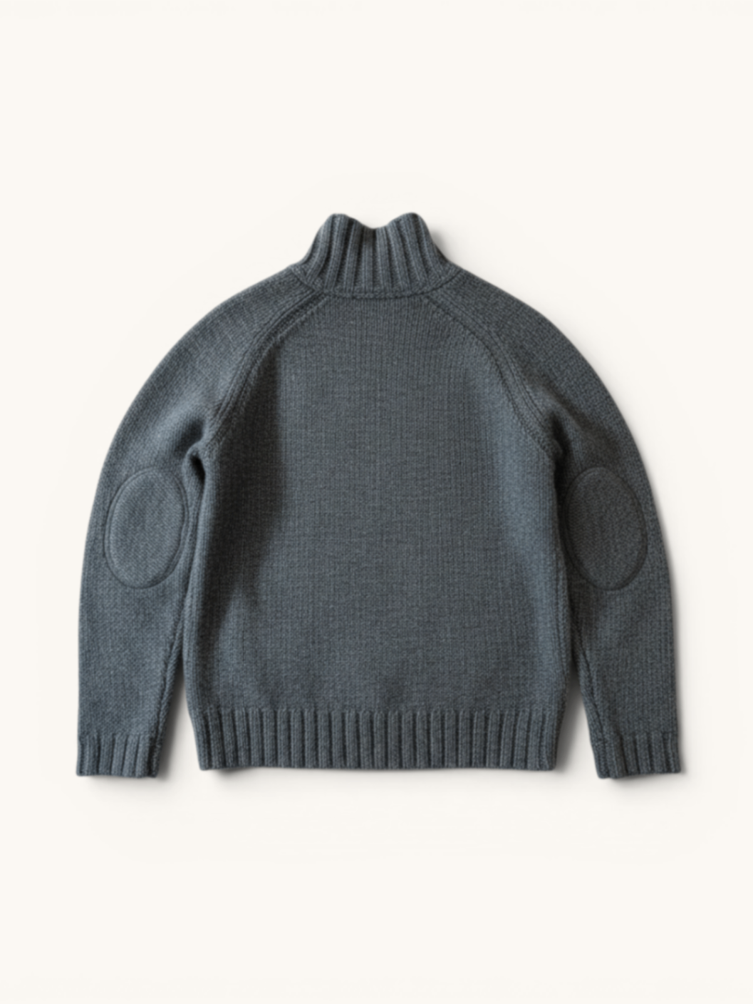Strickjacke mit Stehkragen & Zopfmuster Dunkelgrau Gr.8 | Bonpoint
