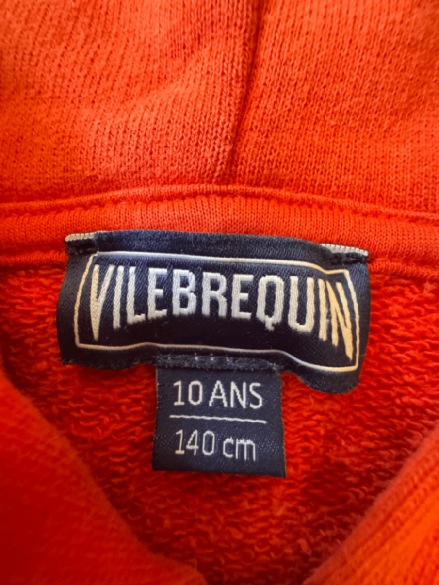portliche Zip-Kapuzenjacke mit Schildkröten-Print Rot Gr.140 cm | Vilebrequin