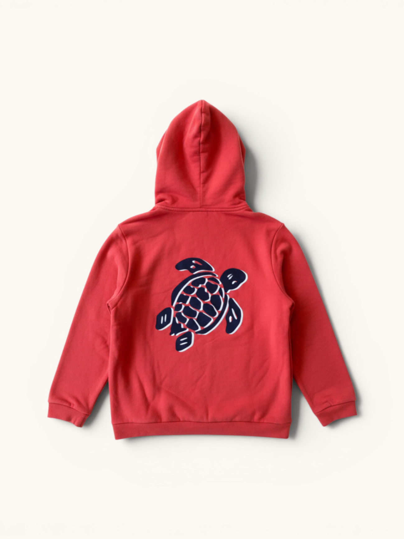 portliche Zip-Kapuzenjacke mit Schildkröten-Print Rot Gr.140 cm | Vilebrequin