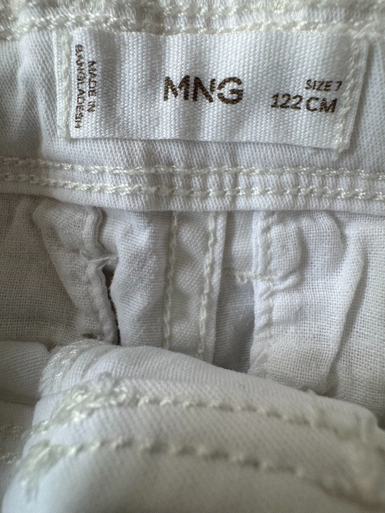 Robuste Cargo-Shorts in weiß Gr.122 | MNG