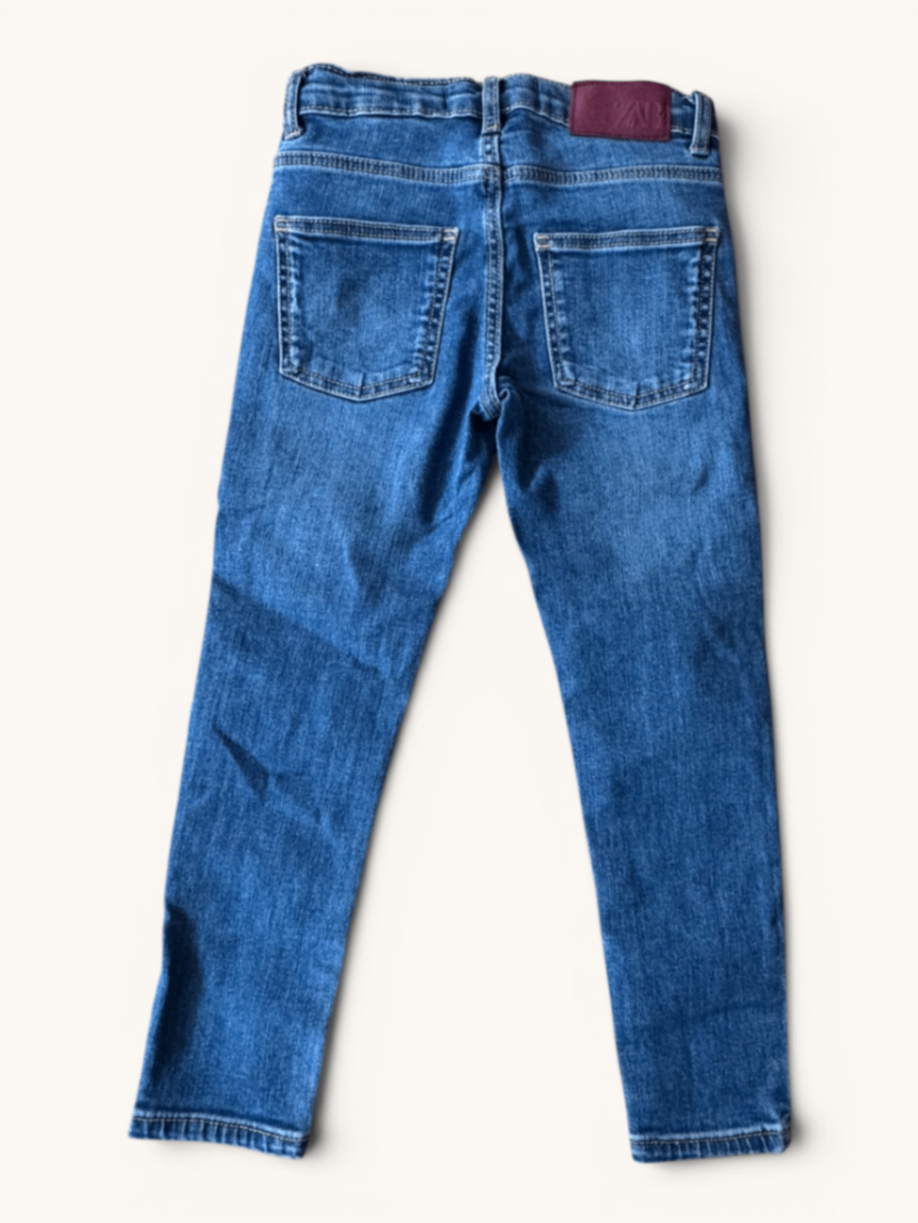 Schmale Stretch-Jeans in Mid-Blue Gr.110 cm | ZARA