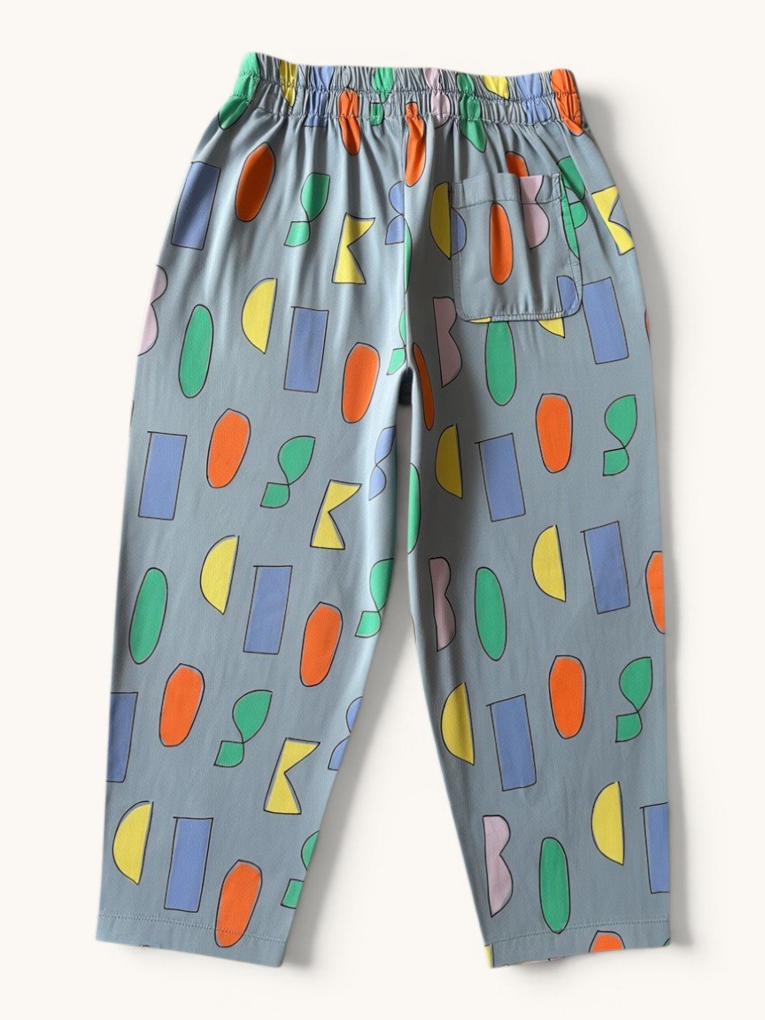 Bunte Hose mit abstraktem Buchstaben-Print Gr.122 cm | Bobo Choses