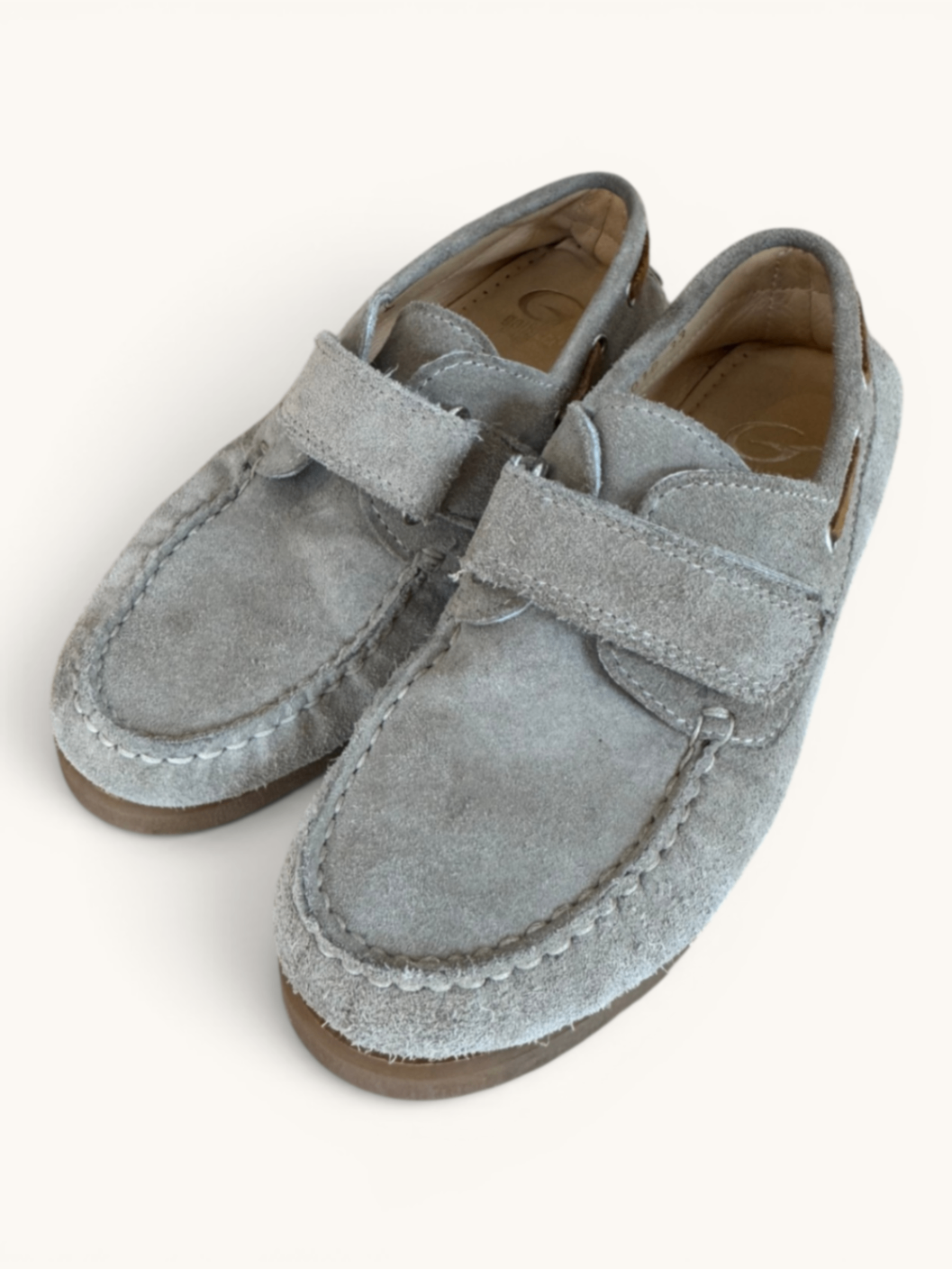 Bootsschuhe Mokkassins Beige Gr.33 | Gallucci