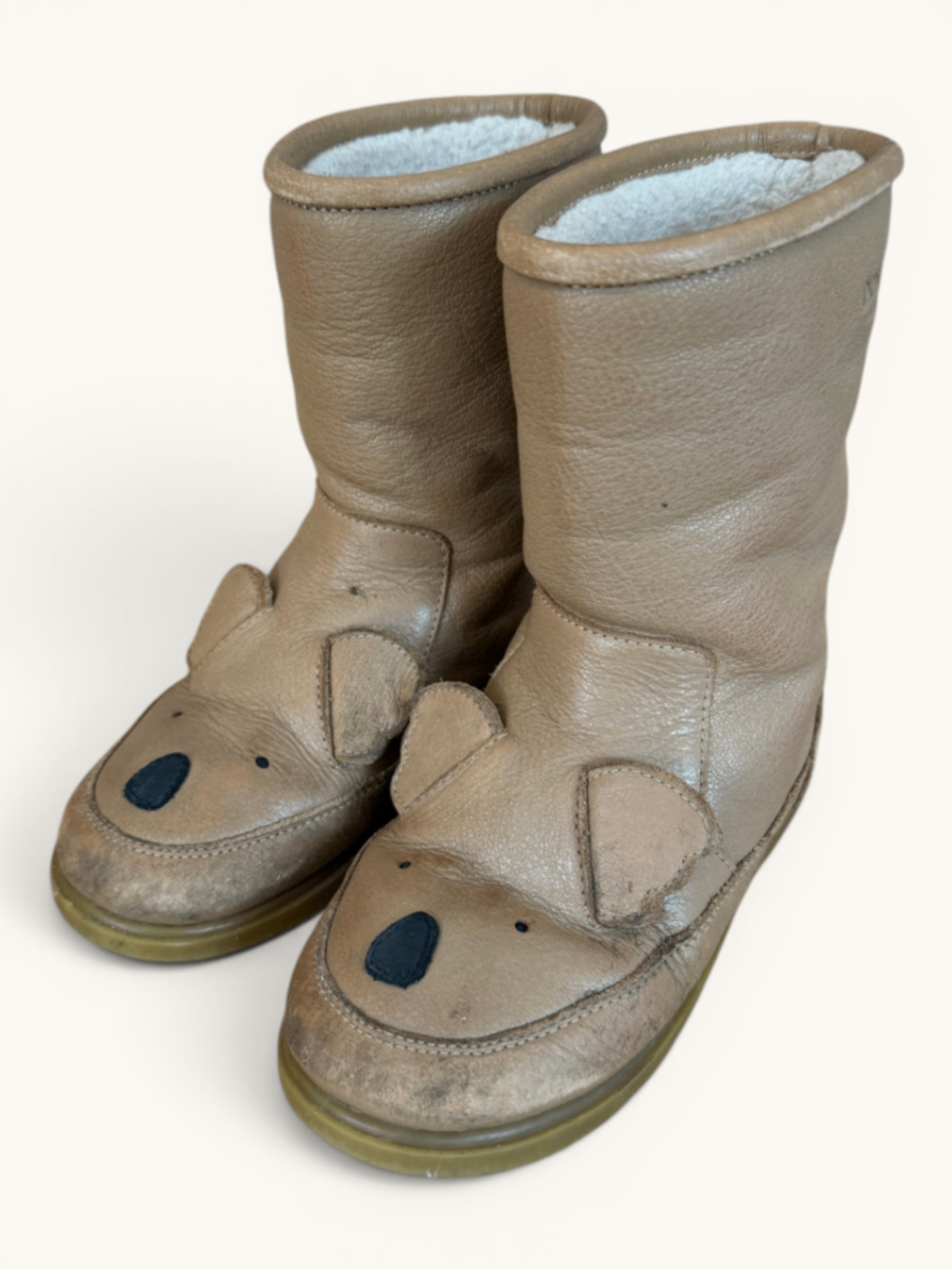 Gefütterte Leder-Winterstiefel im Koala-Design gr.29 | Donsie