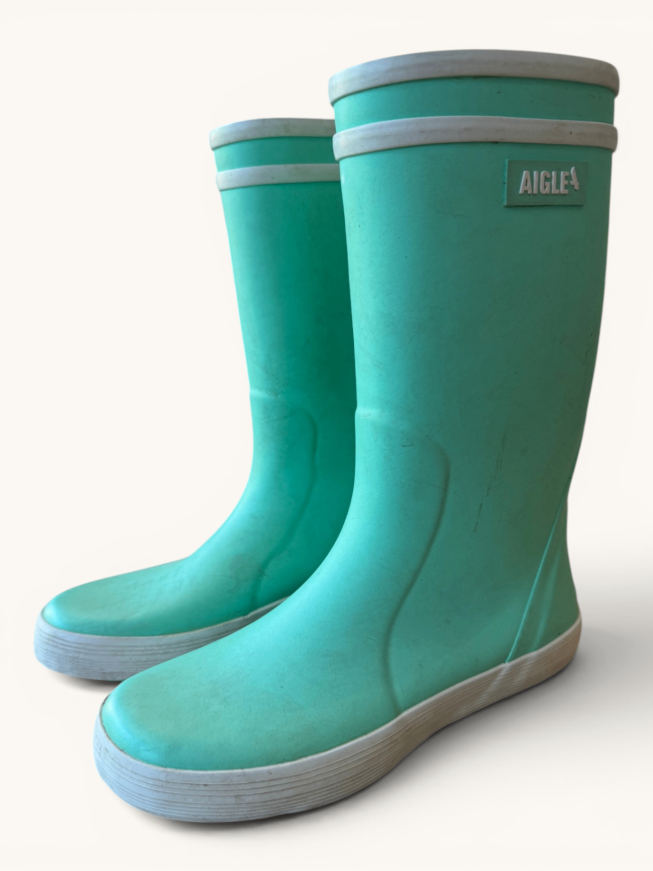 Hohe Gummistiefel "Lolly Pop" Mint / Türkis Gr.32 | Aigle