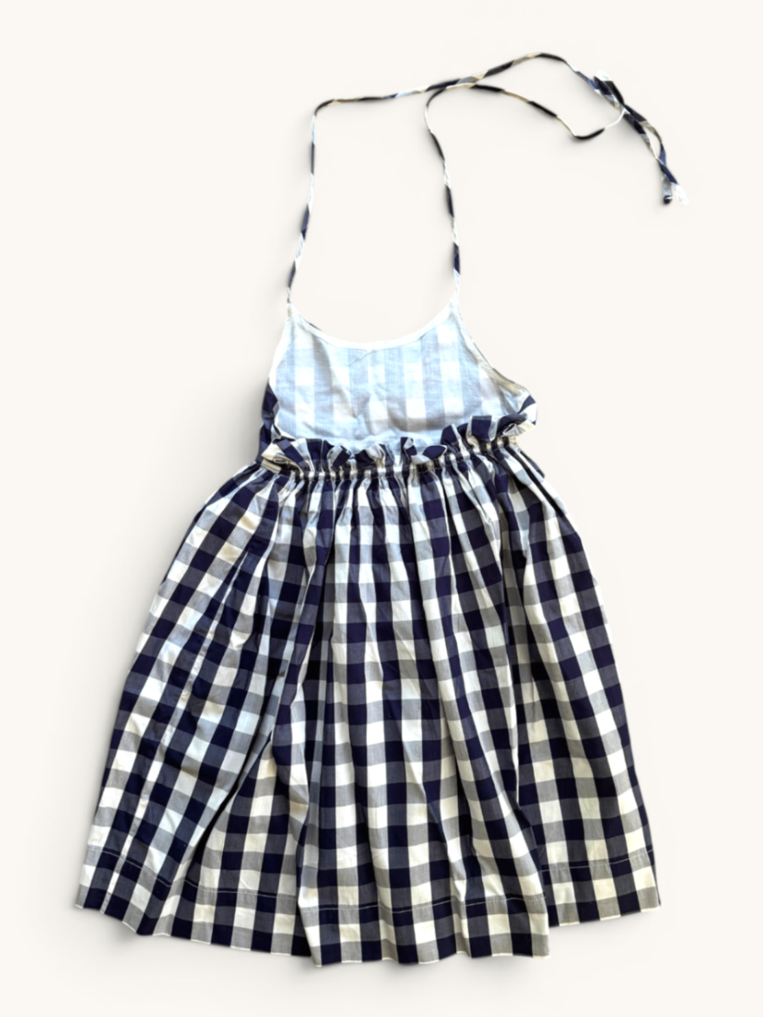 Ärmelloses Gingham-Sommerkleid Gr.116 | Il Gufo