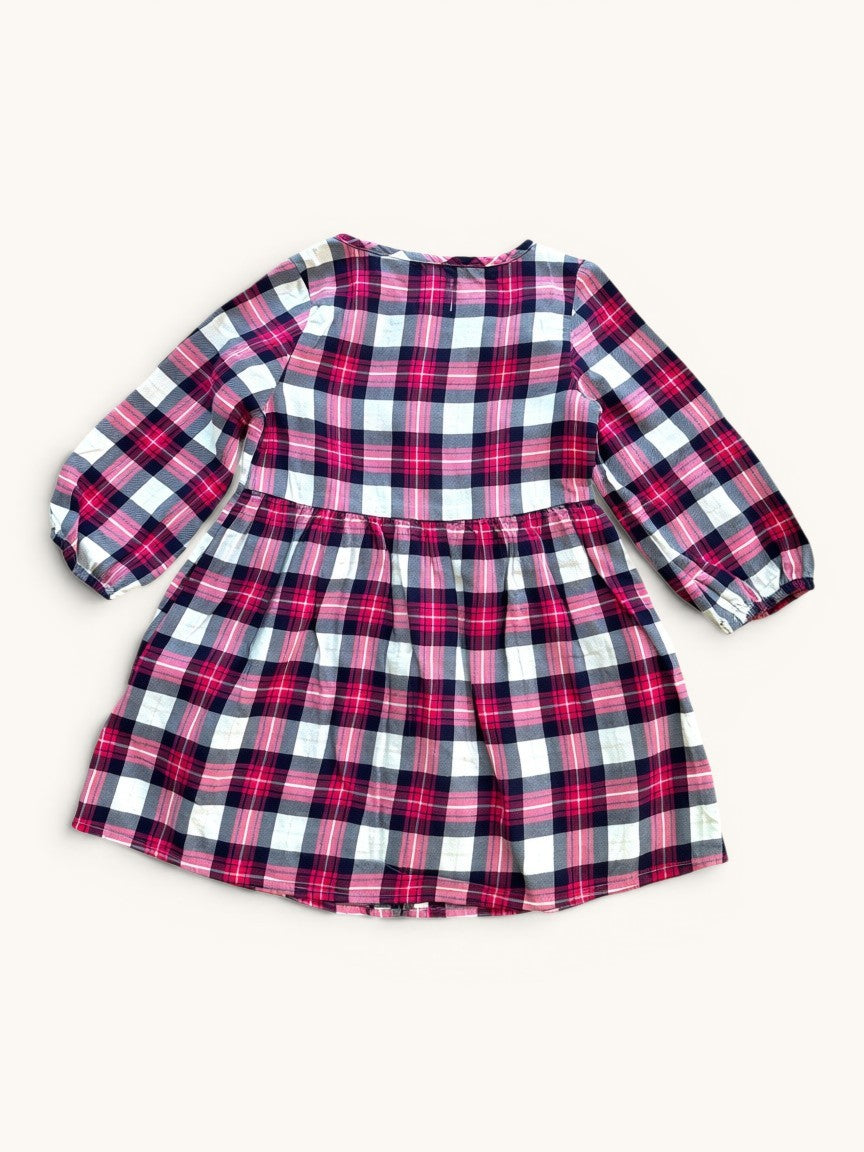 Kariertes Blusenkleid mit Rüschen Gr.98 | baby GAP