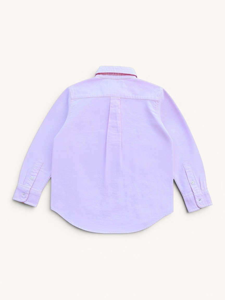 Rosa Oxford-Hemd mit Polo-Stickerei Gr.5 | Ralph Lauren