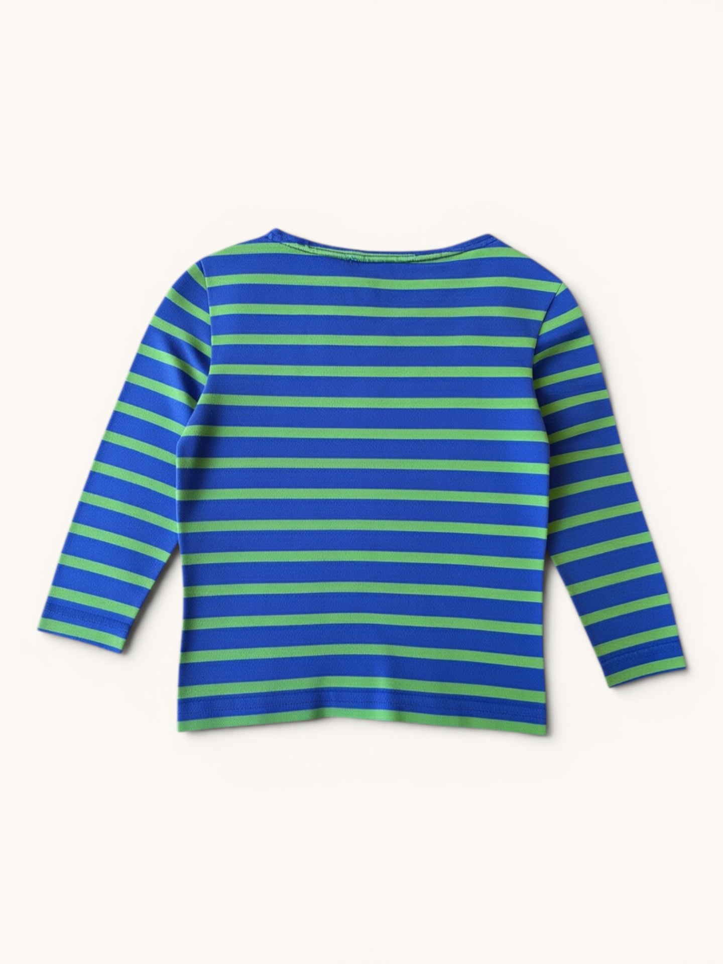 Gestreiftes Langarm-Shirt / Marinière Blau Gr.5-6 | Le Minor