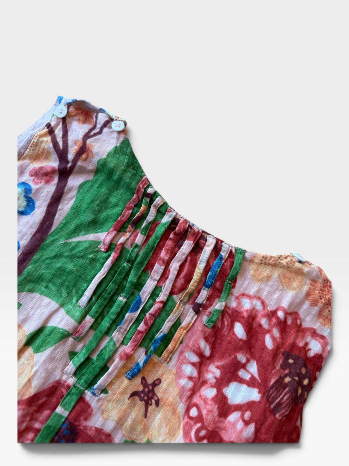 Farbenfrohes Musselin-Kleid mit Blumen-Print Gr.6 | Fábula
